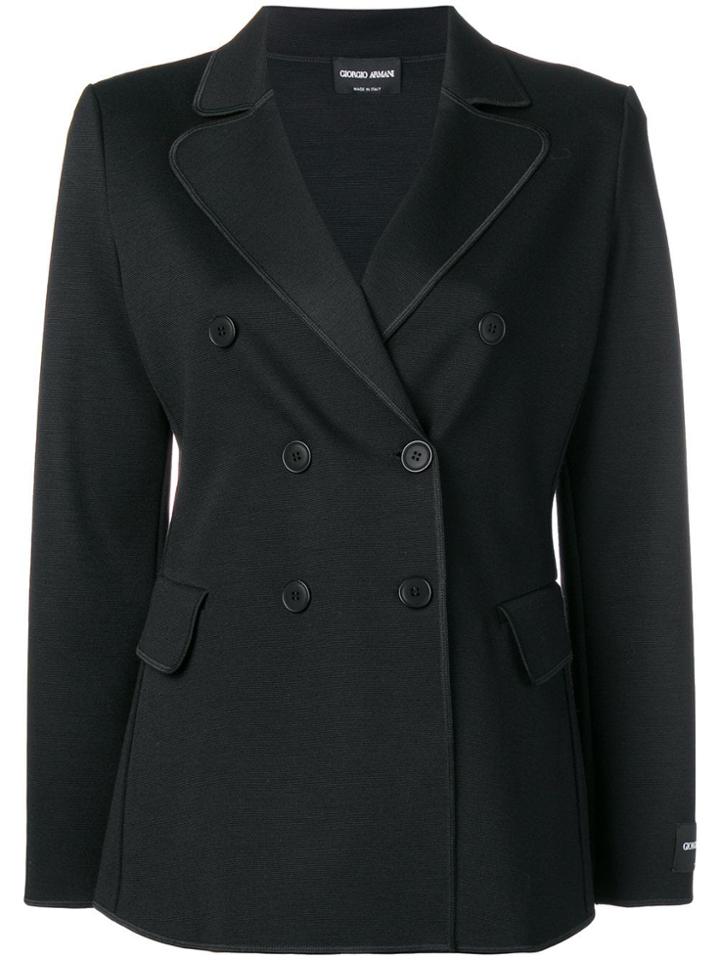 Giorgio Armani Structured Blazer - Black