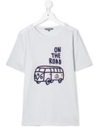 Bonpoint Teen Slogan Print T-shirt - Grey