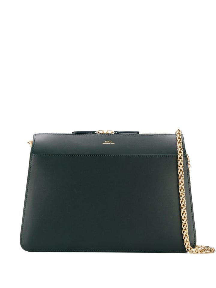 A.p.c. Vert Fonce Shoulder Bag - Green