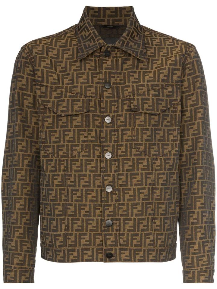 Fendi Double F Denim Jacket - Black
