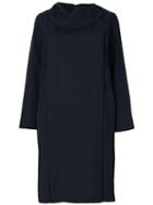 Comme Des Garçons Pre-owned Tricot High Folded Neck Dress - Blue