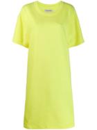 A Plan Application Boxy T-shirt Dress - Yellow