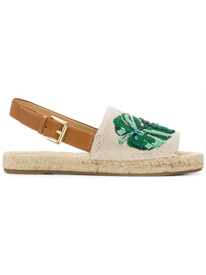 Michael Michael Kors Fisher Sling-back Espadrilles - Nude & Neutrals