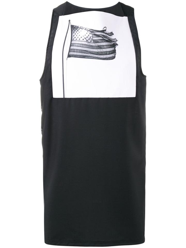 Raf Simons Raf Simons X Robert Mapplethorpe American Flag Print Vest