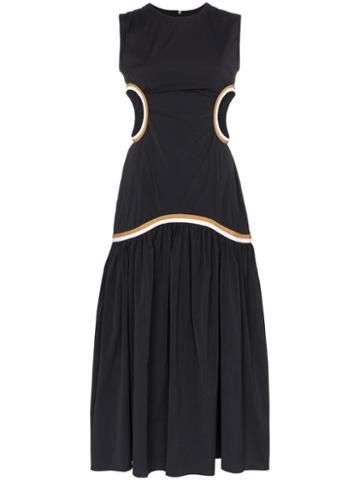 Markoo Cut-out Detail Midi Dress - Black