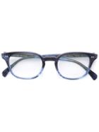 Oliver Peoples 'sarver' Glasses, Blue, Acetate