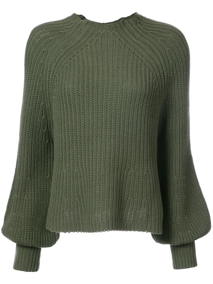 Apiece Apart Mock Turtle Neck Jumper - Green