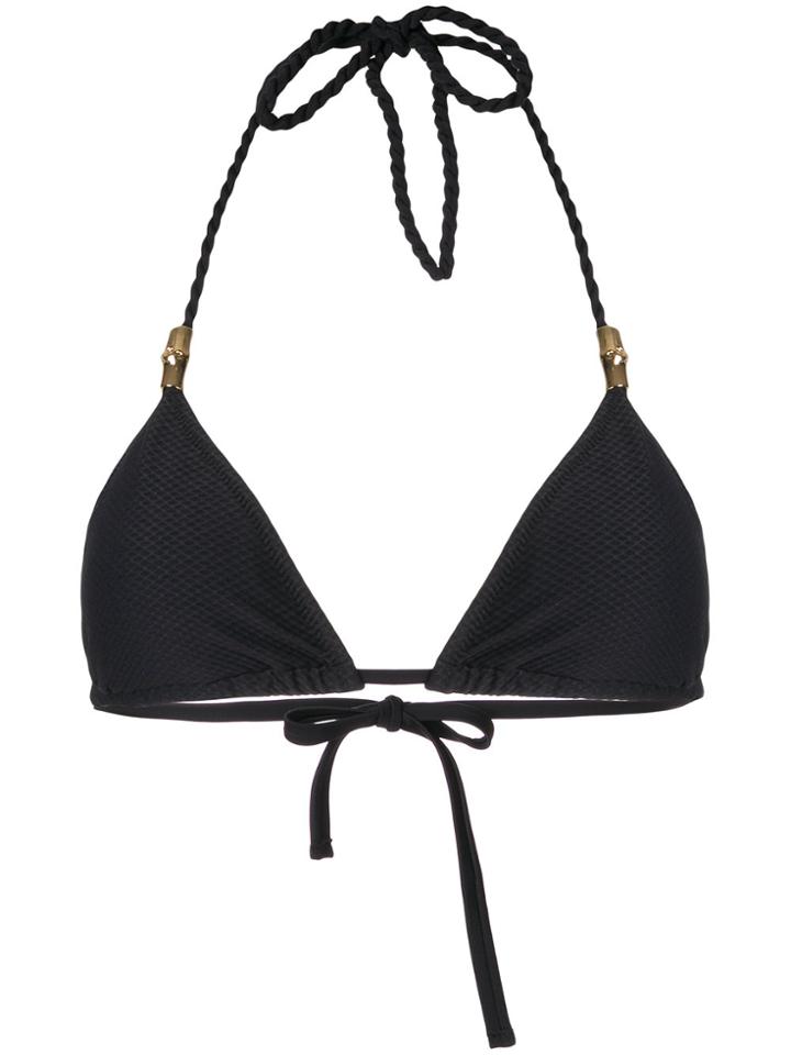 Heidi Klein Halterneck Bikini Top - Black