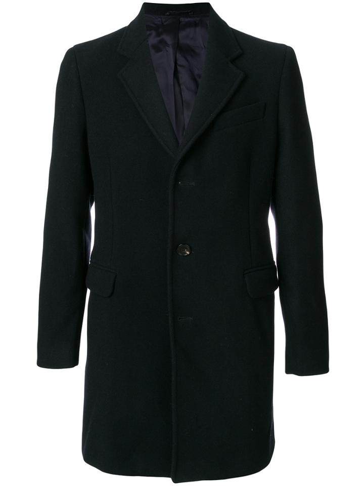 Dondup Single-breasted Coat - Blue
