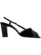 Salvatore Ferragamo Pre-owned Peep Toe Sandals - Black