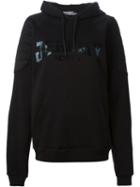 Jeremy Scott Logo Printed Padded Details Hoodie