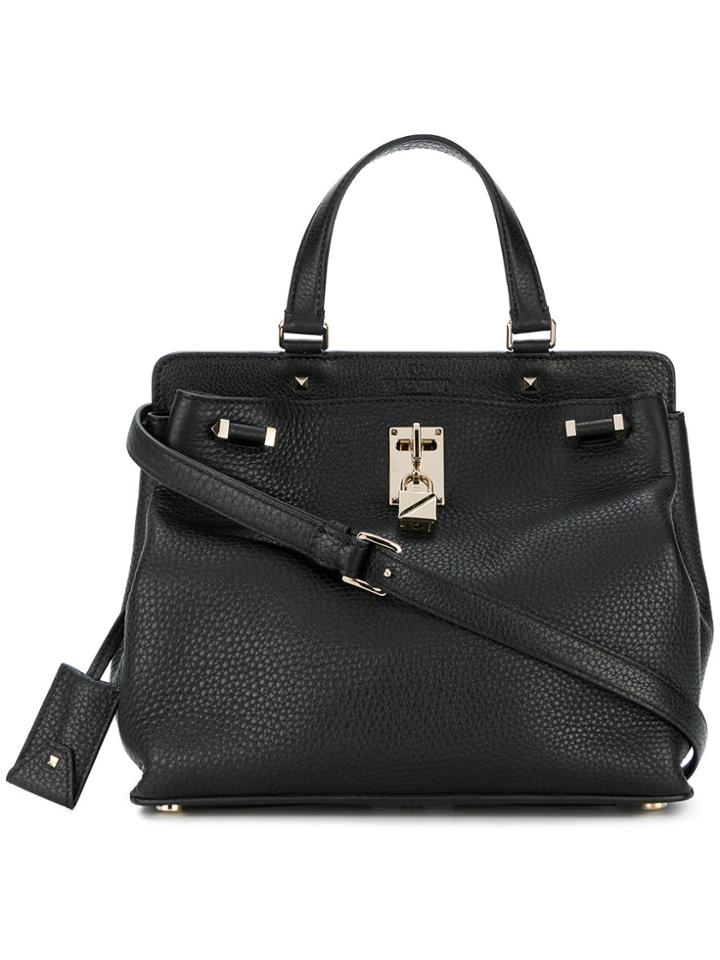 Valentino Valentino Garavani Piper Handle Bag - Black