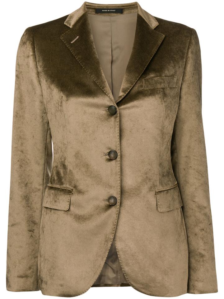 Tagliatore Classic Slim-fit Blazer - Brown