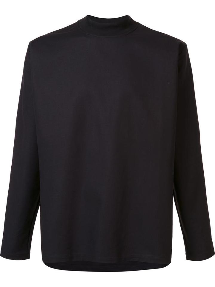 Ne. Sense Crew Neck Sweatshirt, Men's, Size: Large, Black, Cotton/elastodiene