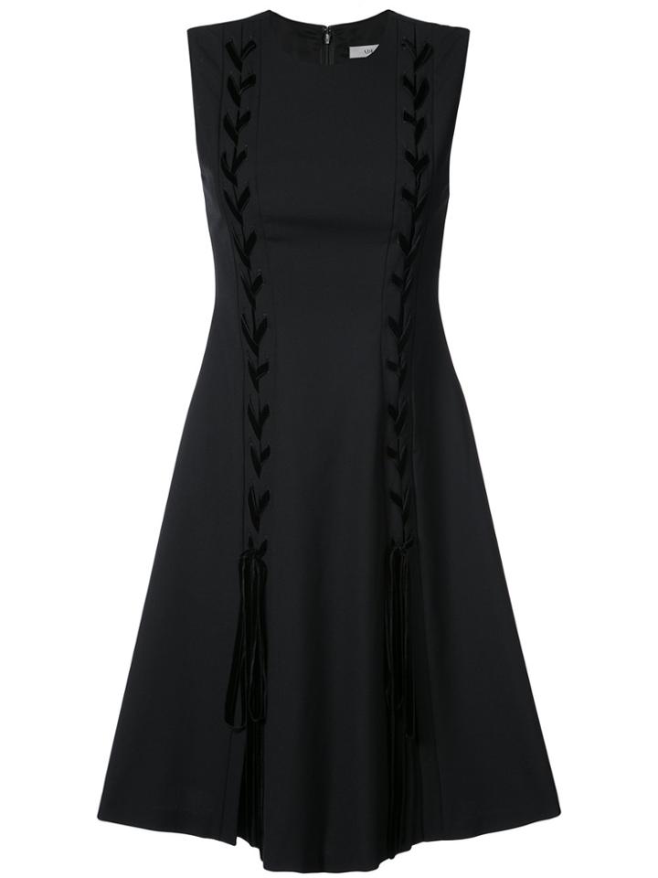 Adeam Ribbon Detail Dress - Black