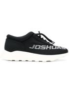 Joshua Sanders Embellished Logo Sneakers - Black