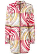 Tory Burch Costellazioni Long Shirt - Pink