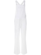 Majestic Filatures - Classic Dungarees - Women - Cotton/linen/flax - Iii, White, Cotton/linen/flax