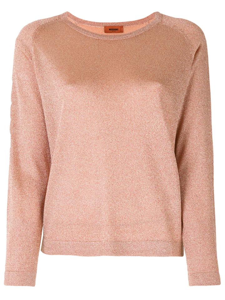 Missoni Metallic Knit Top - Yellow & Orange