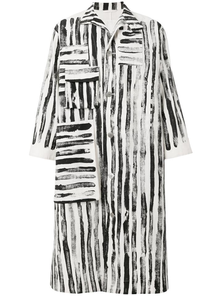 Toogood Striped Coat - White