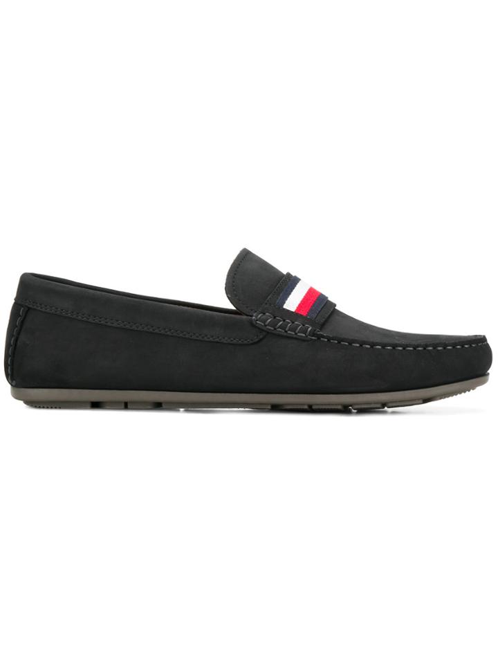 Tommy Hilfiger Striped Band Loafers - Blue