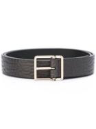 Paul Smith Gold-tone Buckle Belt, Men's, Size: 75, Black, Calf Leather