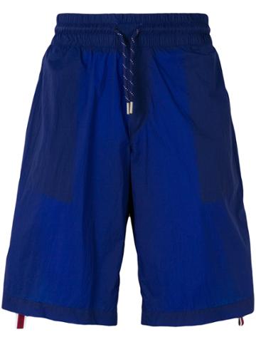 Nycole Side Stripe Shorts - Blue