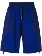 Nycole Side Stripe Shorts - Blue