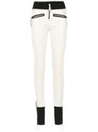 Andrea Bogosian Leather Skinny Pants - White