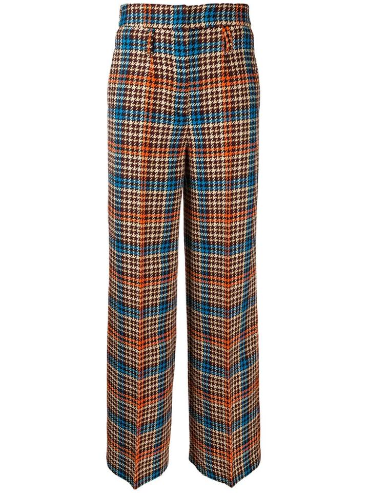 Dorothee Schumacher Prince Of Wales Check Trousers - Neutrals