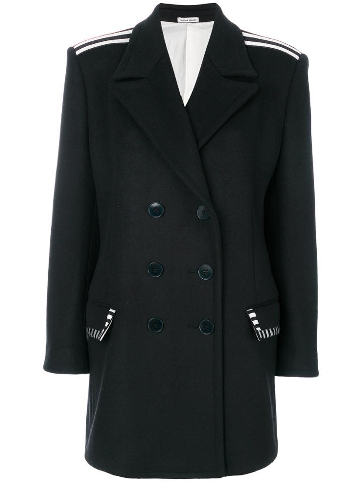 Tomas Maier Boyfriend Peacoat - Black