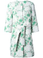 P.a.r.o.s.h. Pacific Coat, Women's, Green, Silk/polyamide/polyester