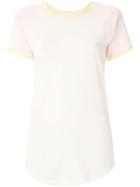 Andrea Bogosian Raglan Sleeves T-shirt - White