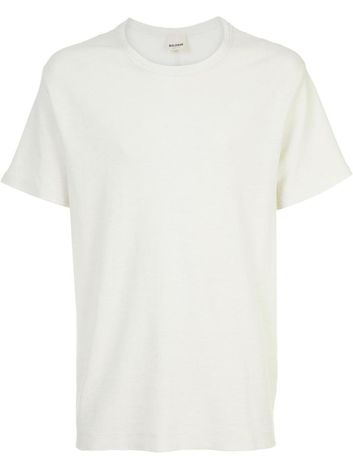 Baldwin Plain T-shirt, Men's, Size: Xl, White, Cotton