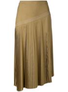 Nehera Pleated Skirt - Brown