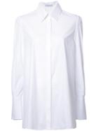 Ermanno Scervino - Concealed Fastening Shirt - Women - Cotton - 44, White, Cotton