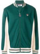 Fila Logo Patch Bomber Jacket - Green