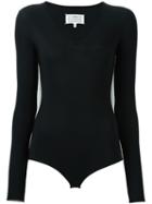 Maison Margiela Long Sleeved Body, Women's, Size: 42, Black, Polyamide/spandex/elastane