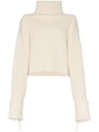 Solace London Nosara Extended Sleeve Knitted Sweater - White