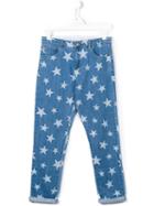 Stella Mccartney Kids 'lohan' Star Print Jeans, Girl's, Size: 14 Yrs, Blue