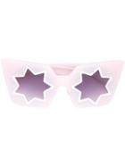 Linda Farrow - Star Shaped Sunglasses - Women - Acetate - One Size, Women's, Pink/purple, Acetate