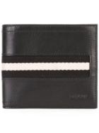 Bally Tollent Stripe Panel Wallet - Black