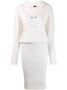 Tom Ford Fitted Hooded Dress - White