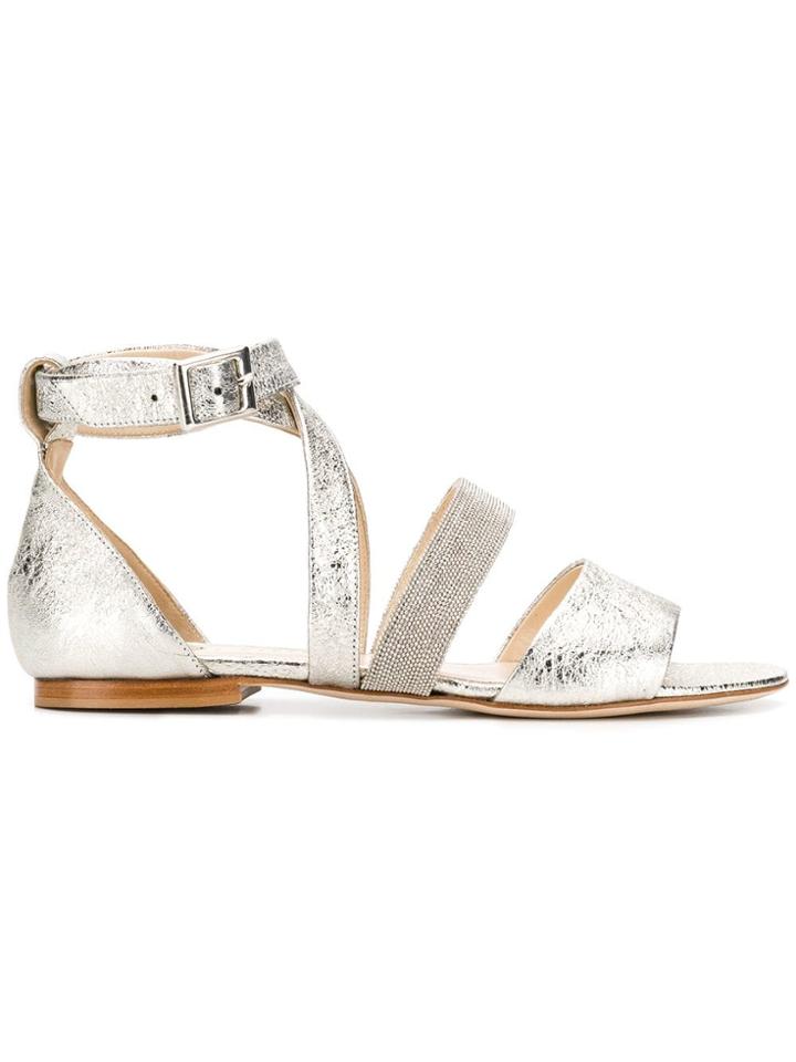 Fabiana Filippi Strappy Sandals - Silver