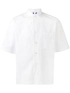 Marni Striped Panel Shirt, Men's, Size: 46, White, Cotton