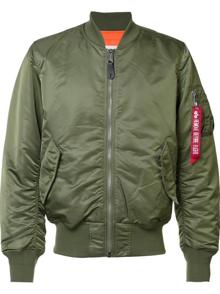 Alpha Industries 'ma-1 Blood Chit' Bomber - Green