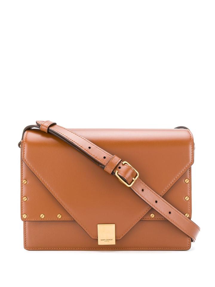 Saint Laurent Margaux Shoulder Bag - Brown