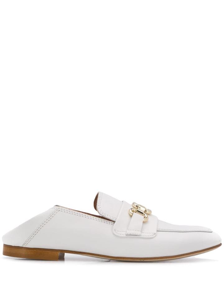Twin-set Slip-on Loafers - White