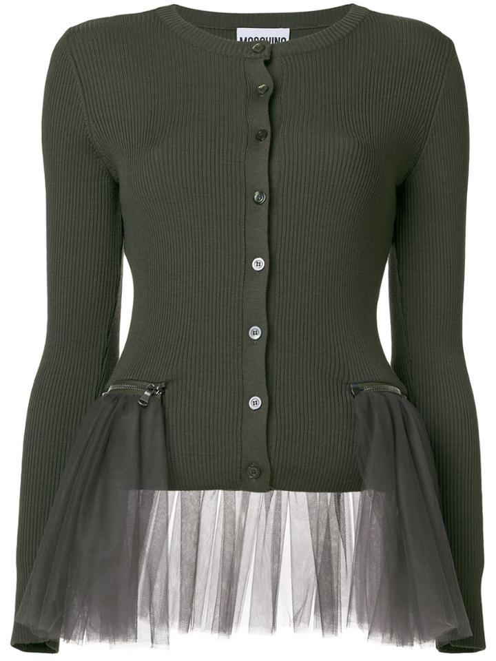 Moschino Tulle Cardigan - Green