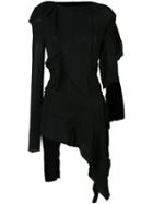 Ottolinger - Asymmetric Fitted Dress - Women - Polyamide - One Size, Black, Polyamide